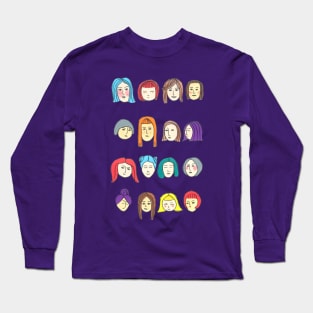 Faces Long Sleeve T-Shirt